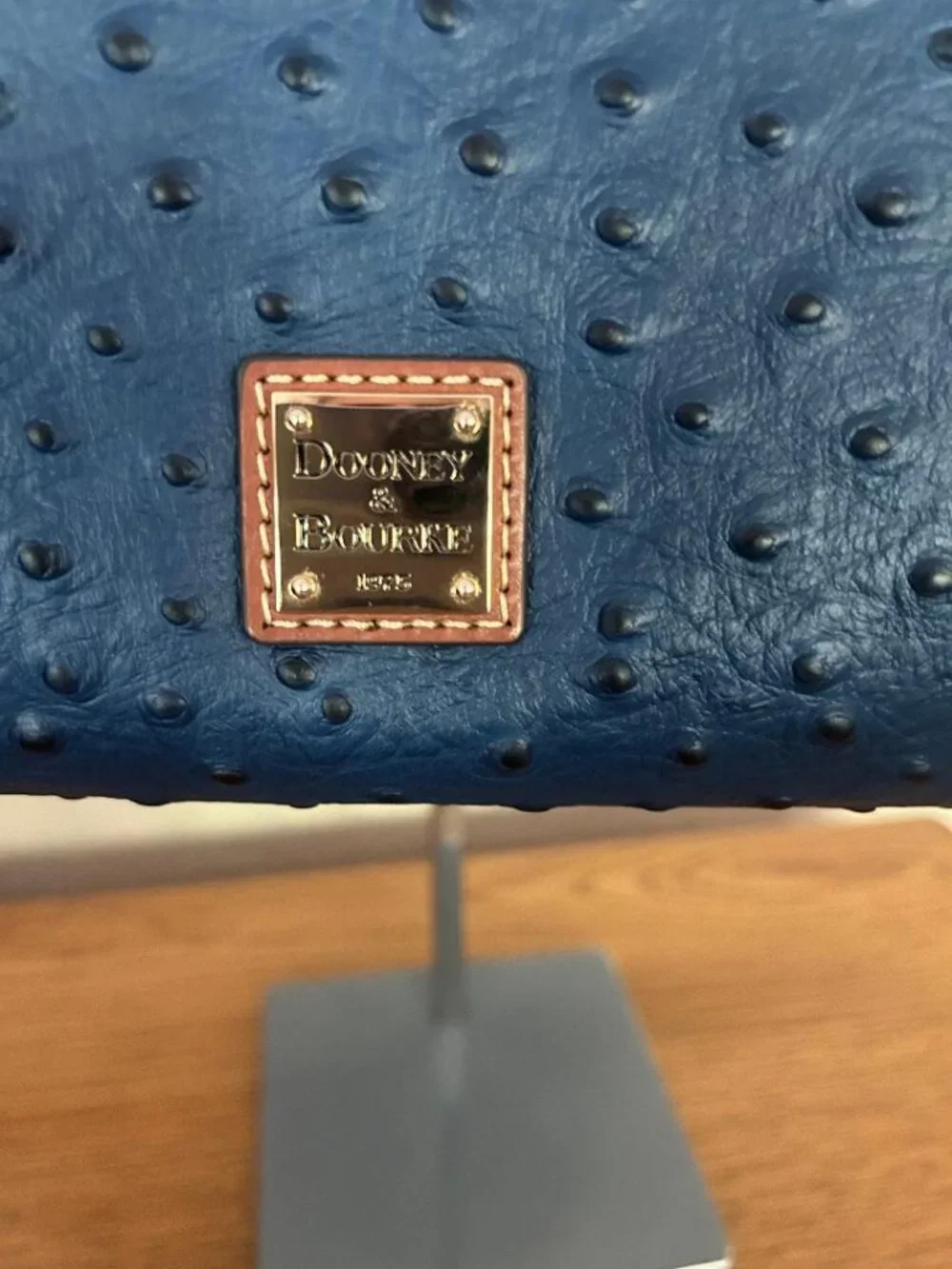 Dooney & Bourke Ostrich Embossed Leather Satchel